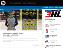 Tablet Screenshot of juniorhockeytruth.com